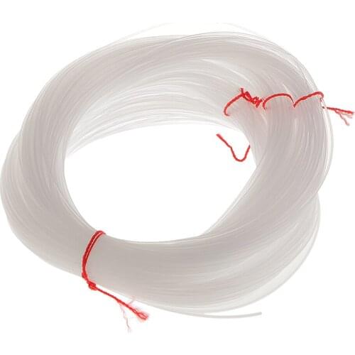 328ft Clear Nylon String Thread Fishing Line Low Stretch for Casting Fishing Hook Tying Monofilament fishline for Carp fishing