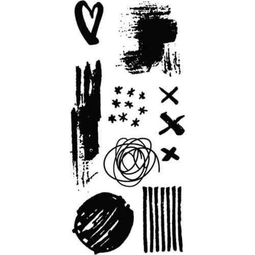 French background Clear Silicone Stamp / seal for DIY Scrapbooking / Album Decorative Clear Stamp Sheets A026