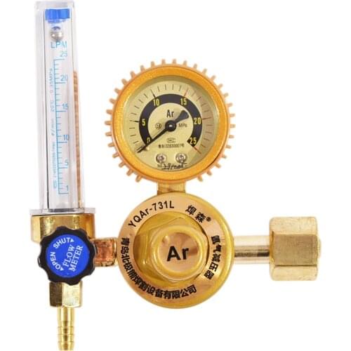 G5/8" 0-25Mpa Flowmeter For Argon AR-03 Type Shockproof Argon Argon CO2 Mig Tig Flow Meter Single-stage Argon Pressure Reducer