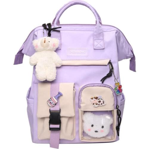 Cute Girls Macarons School Bag For School Season Student School Bag Kawaii School Bag children Gifts Wholesale