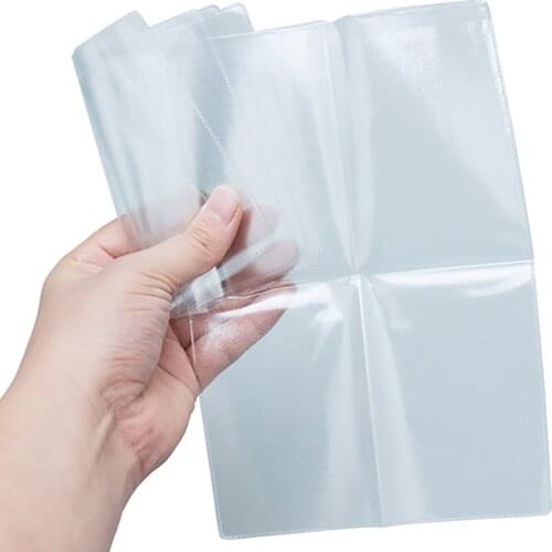 Transparent Film Inner Pages for Russian Driver License Holder Folded Documents Pockets Credit Card Holder