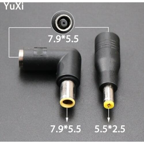 DC 7.9*5.5 Male to Female Notebook Charger Adaptor Converter For Lenovo ThinkPad Laptop Plug 7.9*5.5 to 5.5*2.5mm Connector