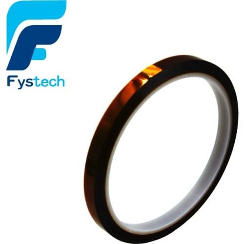 5pcs New 7mm x 30m Adhesive High Temperature Heat Resistant Polyimide tape 260-300 Degree for electronics industry