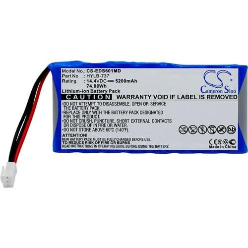 Cameron Sino 5200mah battery for EDAN SE-12 SE-601 HYLB-727 M21R-064114 TWSLB-004 Medical Battery