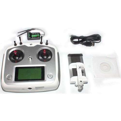 F17906 Flysky FS-i6S 2.4G 10CH AFHDS Touch Screen Transmitter + FS-iA6B 6CH Receiver + Mobile Holder Self Center Throttle Mode