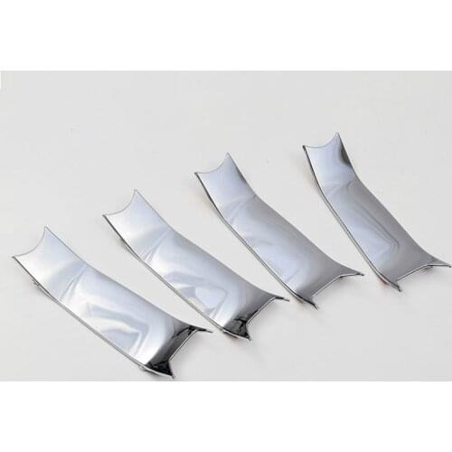 Funduoo For Mitsubishi Lancer Mirage Evolution 7 8 9 2002 2003 2004 2005 2006 New ABS Chrome Car Door Handle Cup Bowl Covers