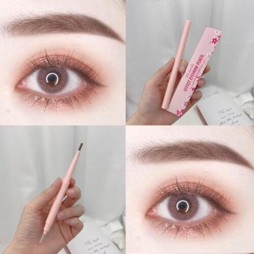 MONOMOLA Eyebrow Pen Tattoo Pencil Liner Long Lasting Waterproof Sweatproof Eyebrow Color Cosmetics Make-up Tool For Women TSLM