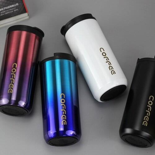 Coffee Mugs Cup Stainless Steel Leak-Proof Thermos Mug Travel Thermal Cup Thermos Mug Water Bottle For Gift Drinkware