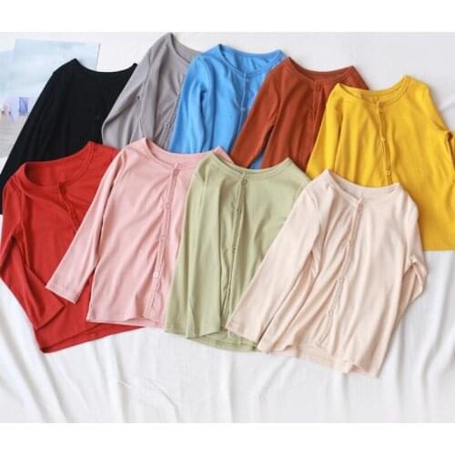 Candy Colors Girls Jacket 2019 Long Sleeves Cardigan Girl Spring Fall Clothes Baby Toddler Coat Children Kids Coats And Jackets