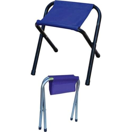 Levahouse Metal Stool Chair Beach Chair Picnic BBQ Fisherman Nature Folding Flip Cloth Stool