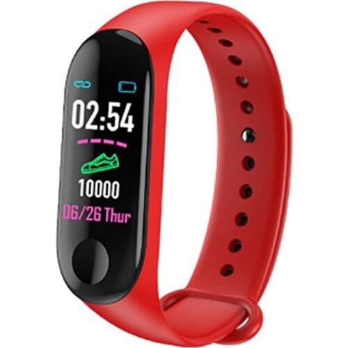 M3plus Smart Bracelet with interchangeable straps, smart bracelet with heart rate monitor, fitness tracker, M3 Pro Smart Watch