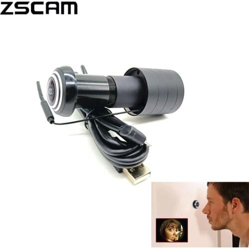 XMEye 2MP Mini Peephole Wi-Fi Door Eye Hole IP Camera Home Security 1080P P2P Onvif Motion Sensor Two-Way Voice Intercom Webcam