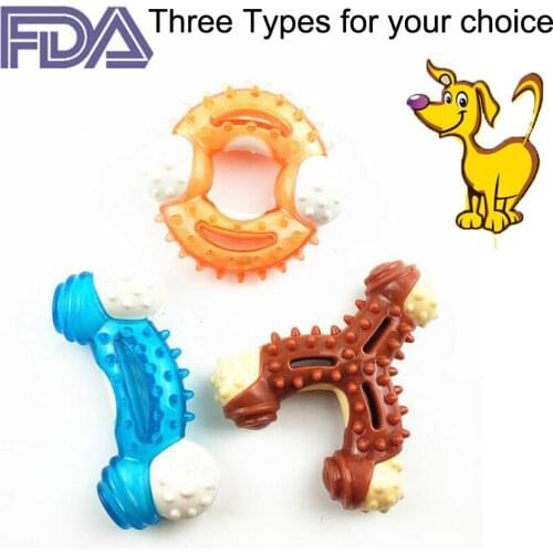 Pet Dog TPR Nylon Milk Flavor Molar Stick Bite Resistant Chew Teeth Cleaning Toy Brush Bad Breath Tartar Teeth Tool