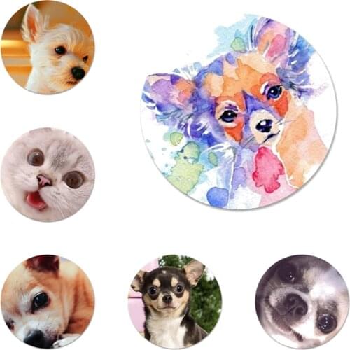 New Arrival I Love My Chihuahua Dog Badge Brooch Pin Accessories For Clothes Backpack Decoration gift