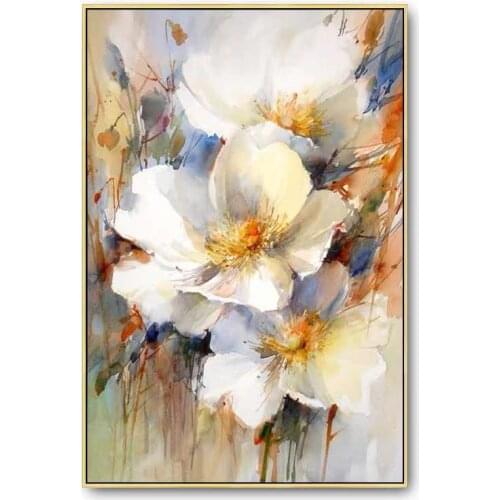 New Modern minimalist flowers Needlework,sets Cross stitch Handmade 14CT Canvas DIY,Cross-stitch kits,For Embroidery Arts Home