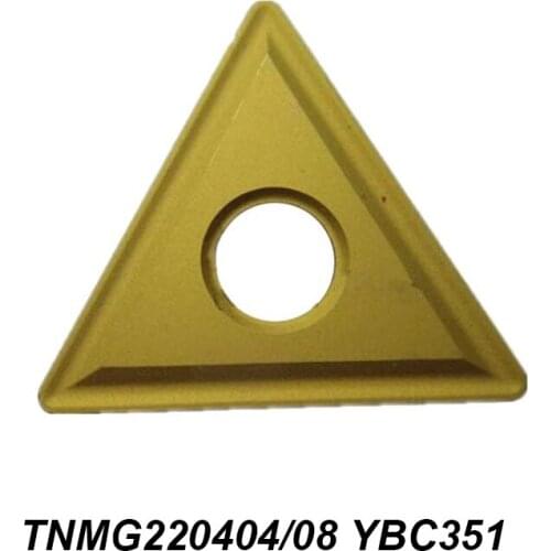 Original TNMG 220404 220408 TNMG220404 TNMG220408 YBC351 Processing Steel Triangular Boring Cutter CNC Tool Carbide Insert