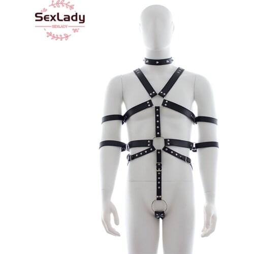SexLady Flirting Product Pu Leather For Men Women Couples Sex Erotic Accessories Binding Leather Straps For Couple Training Toys