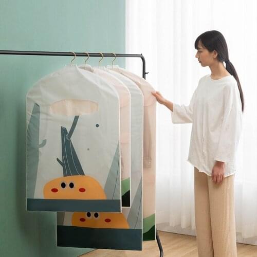 Clothes Dust Bag Hanging Type Clothing Storage Bag Household Clothes Organizer