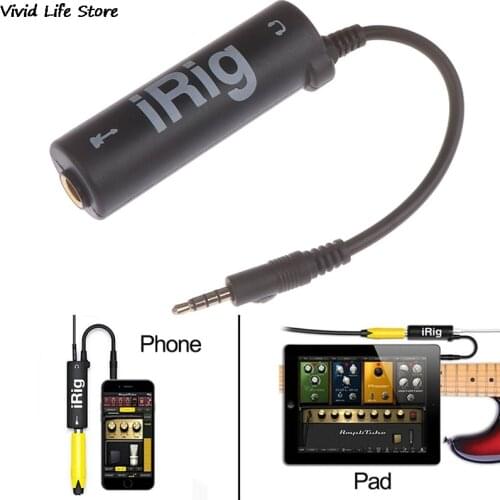 1 Pc Guitar Interface IRig Converter Replacement Guitar For iPhone / iPad / iPod