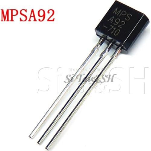 100PCS MPSA92 TO-92 A92 TO92 new triode transistor