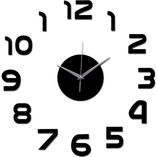 2020 New Clock Watch Wall Clocks Reloj De Pared Modern Design Digital 3d Diy Acrylic Mirror Quartz Living Room