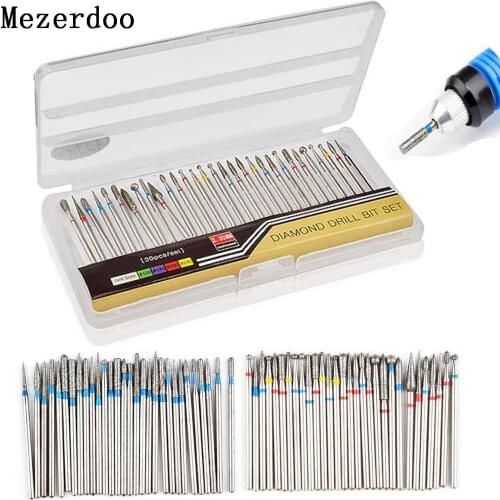 30Pcs/Set Tungsten Steel Grinding Head Nail Drill Bits Drill Die Grinder Carving Nail Tools Electric Manicure Drill & Accessory