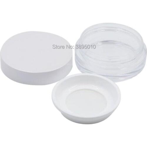 5ML Plastic Powder Jar Small Women Cosmetic Bottle with sifter Refillable Pot Container F623