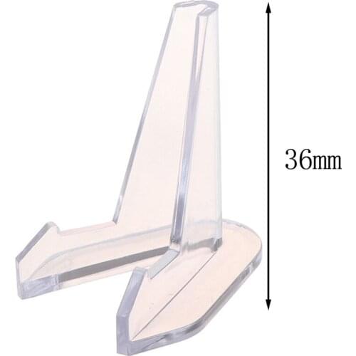 5Pcs Acrylic Collectibles Coins Easel Medal Badge Holder Jewellery Stand Holder Card Display Show Stand