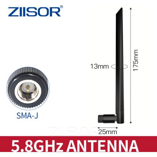 2pcs 5.8GHz Wifi Router Antenna Omni 5.8G Modem Antenna SMA Male WLAN AP Repeater Antena 5800M Aerial TX5800-JKD-20