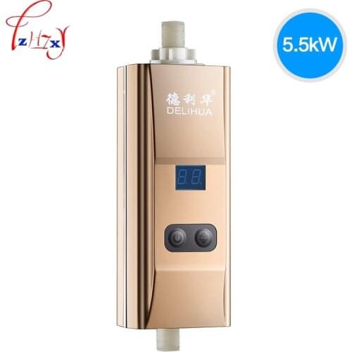 Home use instant tankless Electric water heater heating faucet shower bath Heater Bottom water flow inlet water Heater 220V 1pc