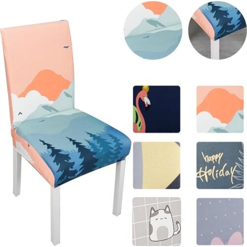 Chair Covers Modern Spandex Elastic Fabric Chair Cover for Dining Room Chair Cover for Chairs for Kitchen Cover for Office Chair