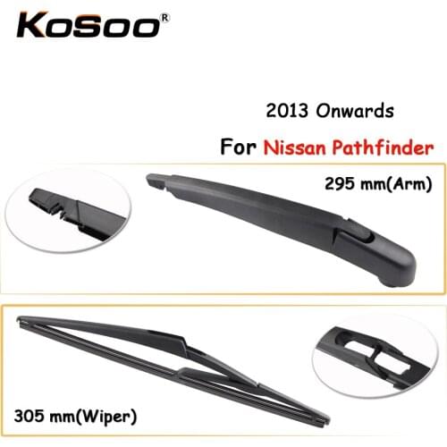 KOSOO Auto Rear Car Wiper Blade For Nissan Pathfinder,305mm 2013 Onwards Rear Window Windshield Wiper Blades Arm,Car Accessories