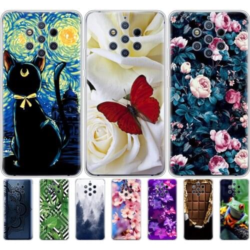 For Nokia 9 PureView Case Back phone Cover For Nokia 9 Pure View Silicone soft TPU Bumper For Nokia9 PureView protective coque