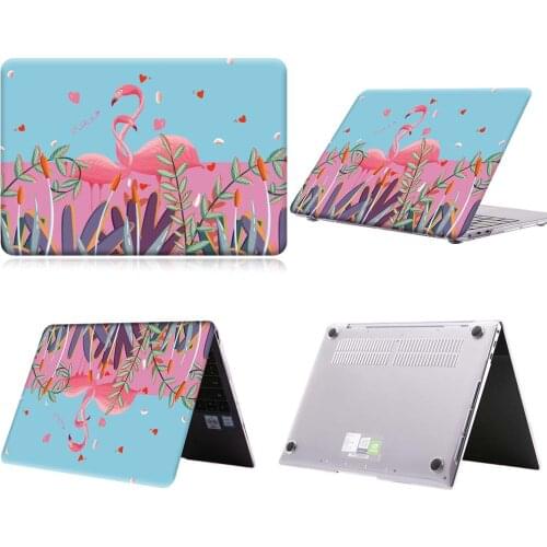 Flamingo Pattern PVC Laptop Case For Huawei MateBook 13/13 AMD Ryzen/14/D14/D15/X 2020/X Pro/Pro 16.1/Honor MagicBook 14/15