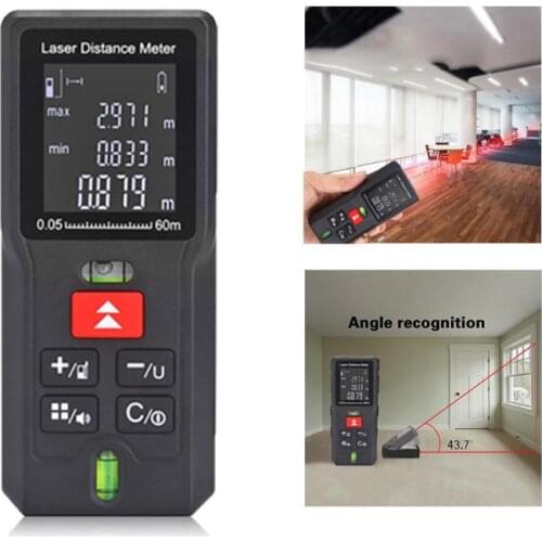 40/60/80/100m Laser Rangefinder Distance Meter Range Finder Electronic Tape Build Measure Digital Ruler Tester Hand Tool Measure