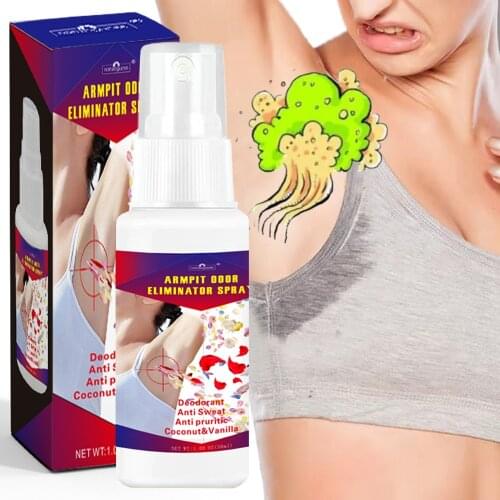 Body Odor Sweat Deodorant Spray Lasting Body Underarm Feet Sweating Deodorizer Eliminate Bad Smell Antiperspirants Natureguess
