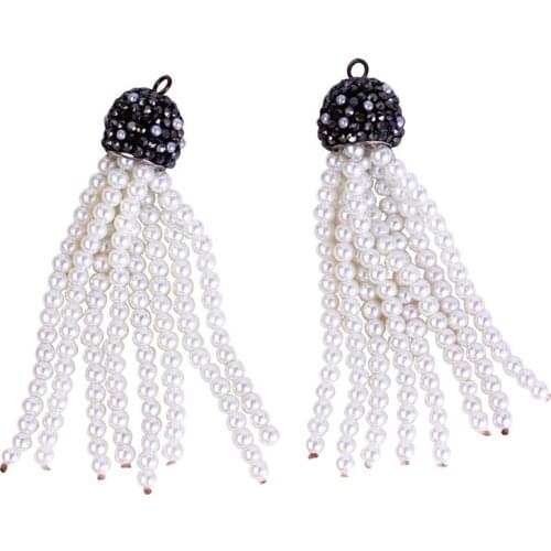 Natural Glass Crystal Tassel Shape Long Pendants Women Luxury Fashion Necklace Wedding Party Crystal Tassel Charm Necklace Gift