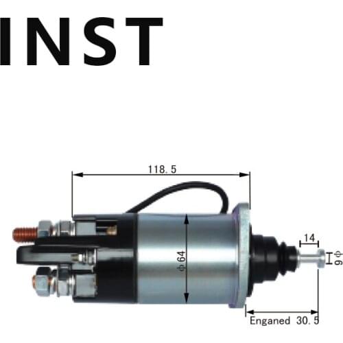 ELECTROMAGNETIC SWTICH SOLENOID FOR 24V 10511409 10461754 66-156 235758 10511409 10511799 8200044 8200086 8200435 8200519
