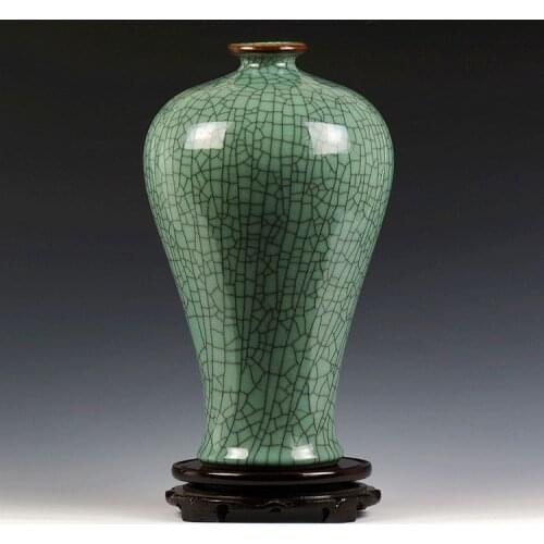Lots Of Celadon Crackle Chinese Porcelain Vases For Table Lamp