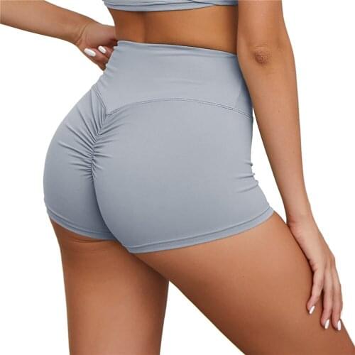 2021 New Style High Waist Seamless Leggings Gym Shorts Fitness Yoga Short Scrunch Sports Yoga Shorts Spandex Short Pants