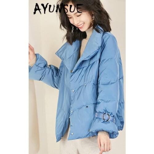 White Duck Down Jacket Women Korean Down Coat Winter Coat Women Clothes 2020 Puffer Jacket Warm Parka VIM18D5163 YY2000