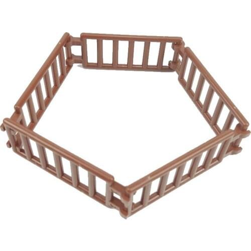 Rail Brown City Series Kids Particles Kits Figures Building DIY Locking Ladder Parts Blocks Bricks Gifts City Series Rail Brown