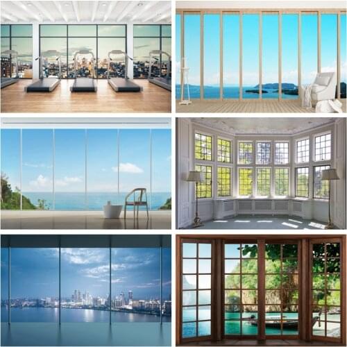 Yeele Photocall French Window Backdrops Interior Baby Portrait Room Decor Photography Backgrounds Photographic For Photo Studio