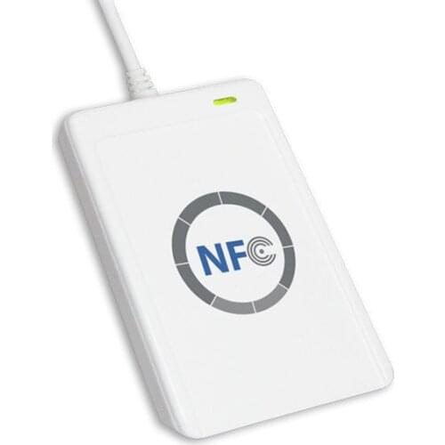 USB NFC Reader Writer ACR122U + SDK FeliCa DESFire Java .NET ISO14443 A&B RFID 13.56MHz