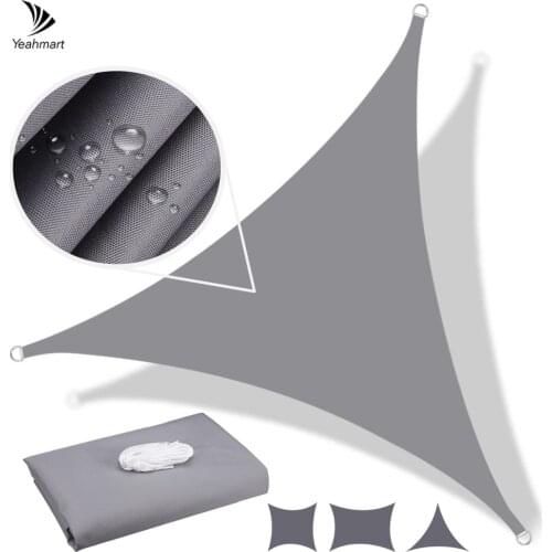 5x3/4x3/3.6x3.6M 1800D Waterproof Sun Shade Sail Awning Sun Shading Net Canopy Tent Outdoor Garden Sun Shelter Large Shade Cloth