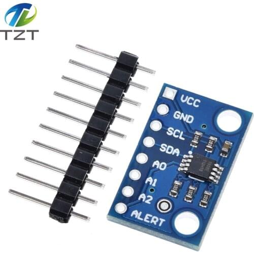 High Accuracy Temperature Sensor MCP9808 I2C Breakout Board Module 2.7V-5V Logic Voltage for Arduino 9808