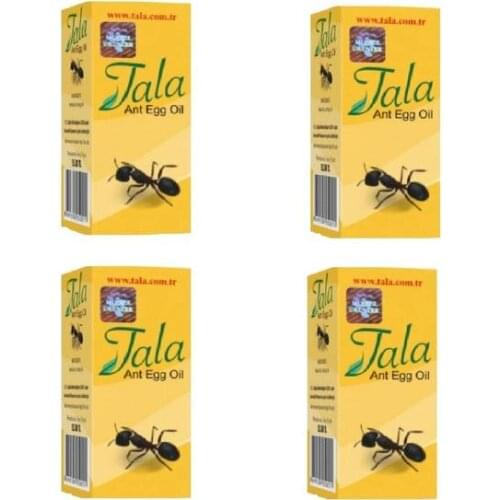 Tala Ant Egg Oil 20 Ml For Permanent Hair Removal 4 Pcs - Free Shipping