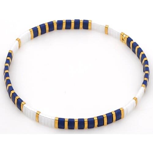 Go2boho Tila Beads Bracelet Bohemian Stretch Bracelets For Women Summer Beach MIYUKI Jewelry Bileklik Pulseira Mujer Moda 2019