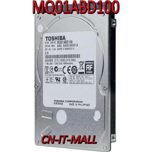 2.5 MQ01ABD100 1TB 8MB SATA 3.0Gb/s 5400RPM 2.5" 9.5MM Toshiba Hard Drive