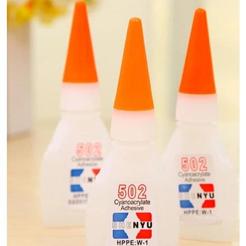 1/2/3/4/5pcs High Quality 502 Super Glue Multi-Function Glue Genuine Cyanoacrylate Adhesive Strong Bond Fast For Office Tools